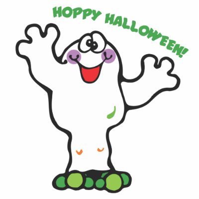 cute little frog ghost photo cutouts by halloweenie