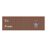 cute little ginger girl business card templates