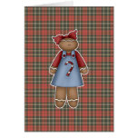 cute little ginger girl cards