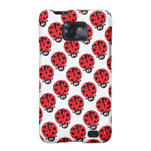 cute little goofy ladybug with lots of spots samsung galaxy SII covers