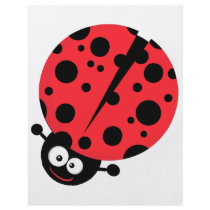 cute little goofy ladybug with lots of spots personalized flyer