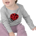 cute little goofy ladybug with lots of spots shirts