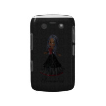 Cute Little Goth Girl BlackBerry Bold Personalized Blackberry Bold Case