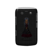 Cute Little Goth Girl BlackBerry Bold Personalized Blackberry Case