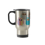 Cute Little Hoot Owls Assorted Colours Mugs