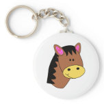 Cute Little Horse Face Key Chains