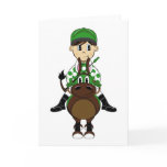 Cute Little Jockey Card