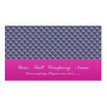 Cute little light blue dolphins on rough blue back business card template