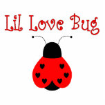 Cute Little Love Bug Heart Ladybug Ornament photo sculptures