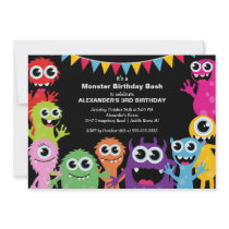 CUTE Little Monster Bash Birthday Party