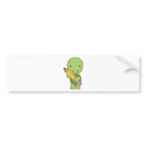 cute little pencil turtle bumper stickers