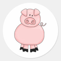 cute little piggie stickers