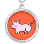 Cute little piglet pendants
