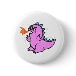 cute little pink fire dragon monster