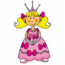 Cute little princess (blonde hair) photo cut out