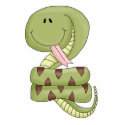 Cute Little Rattlesnake photo sculptures