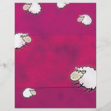 cute little sheep full color flyer