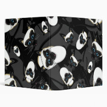 Cute Little Siamese Cat Binder binders