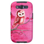 Cute Little Thoughtful Owl Samsung Galaxy SIII Cover