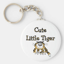 Cute Little Tiger Tshirts and Gifts Keychains