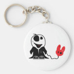cute little zombie dude with dead balloon key chain