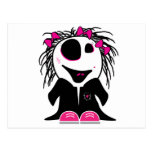 cute little zombie girly post cards