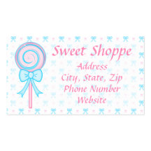 Cute Lollipop Business Card