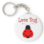 Cute Love Bug Heart Ladybug Keychain
