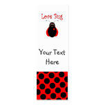 Cute Love Bug Ladybug Bookmark