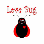Cute Love Bug Ladybug Ornament Photo Cutout