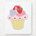 Cute Love Cupcake Mouse Pad