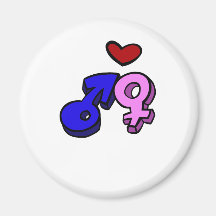 Cute, "Love" design Fridge Magnet