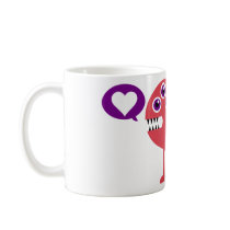 Cute Love Monster Coffee Mugs