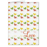 Cute Loving Hearts - Card
