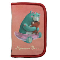 Cute Mamma Teddy Bear with her Baby planners
