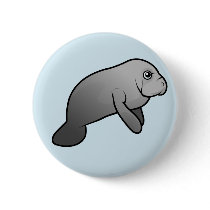 Cute Manatee Pin