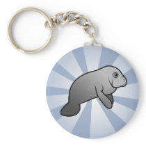 Cute Manatee Keychains