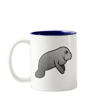 Cute Manatee Coffee Mugs