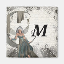 Cute manga fairy magnets