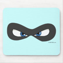 Cute mask anime logo cartoon character mousepad