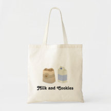 Cute Milk and Cookies Bags