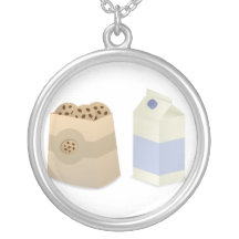 Cute Milk and Cookies Custom Jewelry