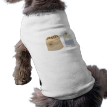 Cute Milk and Cookies Pet Tee