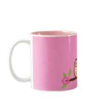 Cute mom and baby owl mugs