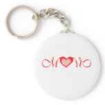 Cute, Mom Heart design Key Chains