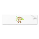 Cute Monkey Bumper Stickers