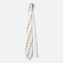 Cute Monkey Waving Hand Hi Hello Goodbye Custom Ties