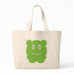 cute monster tote bag