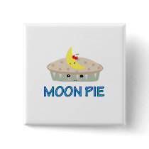 CUTE MOON PIE BUTTON