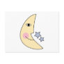 Cute Moon with Stars Post Card